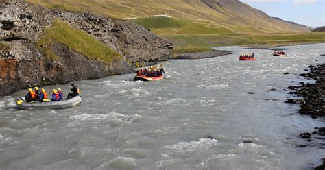 River Rafting Tour In North Iceland West Glacial River River