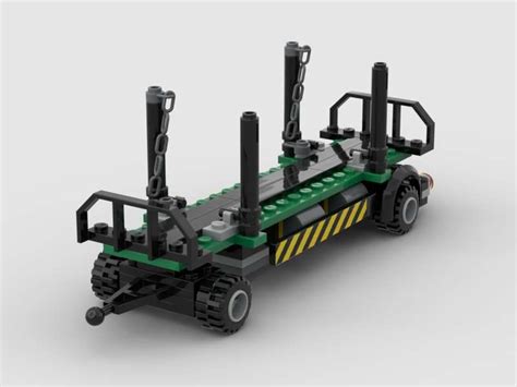 Lego Moc Trailer For Set 60059 Logging Truck By Frapez1972