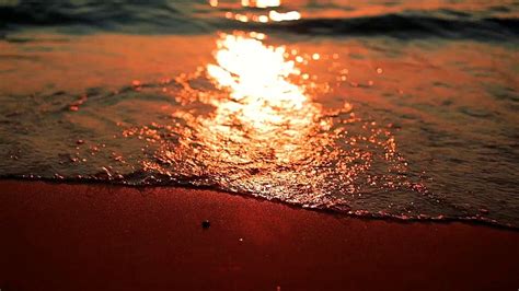 Videutopia Waves With Sunset Screensaver Download Screensaversbiz