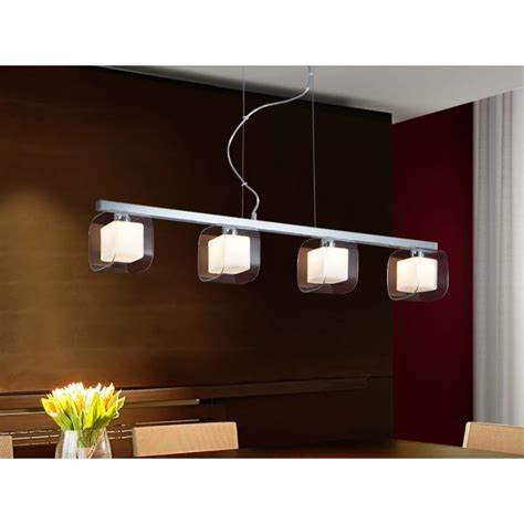 Ver más ideas sobre lamparas para sala, decoración de comedor, decoracion de interiores. Lámpara colgante Cube 4 luces cromo - Schuller