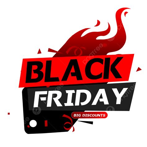 Black Friday Big Sale Discount Tag Event Black Friday Discount Tag