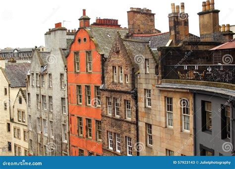 Old Historical Architecture In Edinburgh Scotland Uk Stock Image