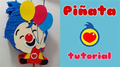 Piñata Plim Plim Paso A Paso🟡🔴🔵 Cómo Hacer Piñata Plim Plim 🎈 Youtube