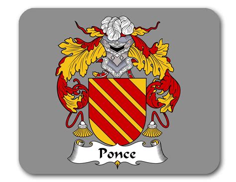 Significado Del Escudo Heráldico De La Familia Ponce