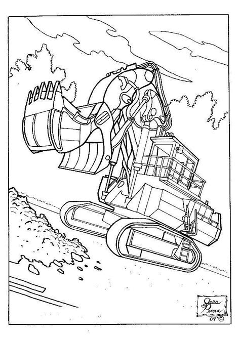 Make a coloring book with vehicle bulldozer for one click. Coloring Page bull dozer - free printable coloring pages ...