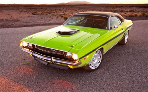 Download Wallpapers Dodge Challenger 1970 Retro Car Sports Coupe