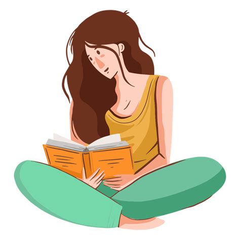 Girl Reading Reading Clipart The Cartoon Girl Png And My Xxx Hot Girl