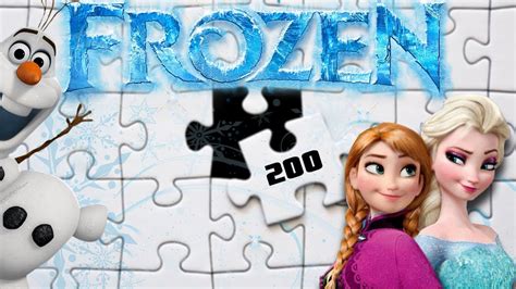 Frozen Puzzles For Kids 200 Piece Youtube