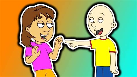 Caillou Ungrounds Dora And Gets Grounded Youtube