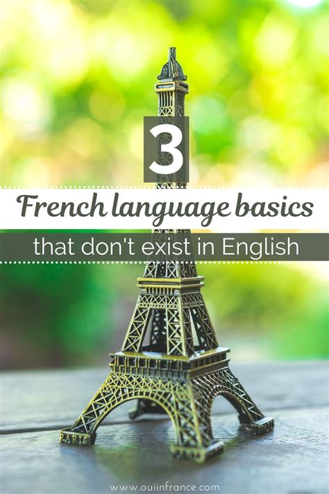 3 Basic French language concepts that don’t exist in English | French ...