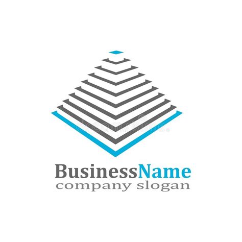 Pyramid Emblem Design Stock Vector Illustration Of Logotype 107171874
