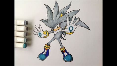 How To Draw Silver The Hedgehog Sonic X Youtube