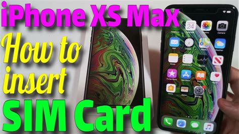 Insert sim card iphone 11. iPhone XS Max How To insert SIM Card - YouTube