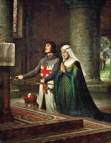 Victorian British Painting Edmund Blair Leighton Arte Medieval