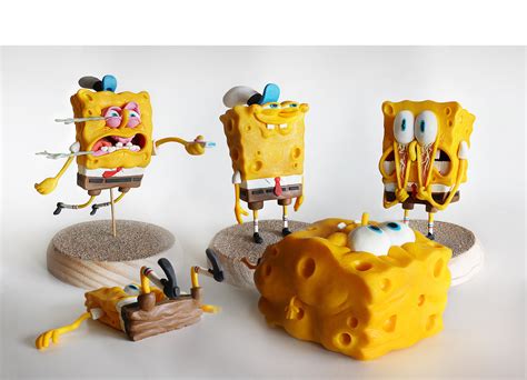 spongebob toys on behance