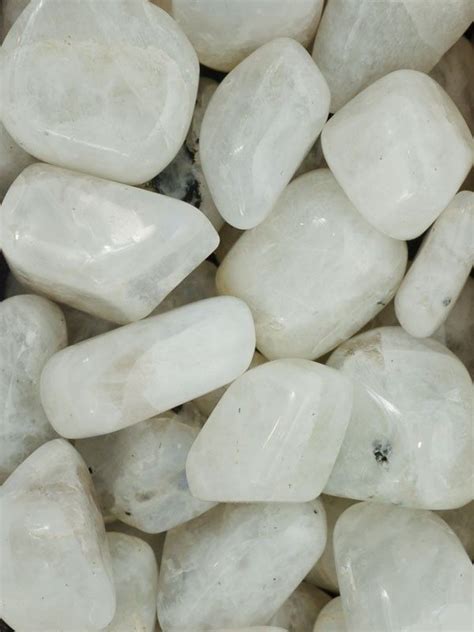 Moonstone Crystal Aesthetic Crystals Minerals Tumbled Stones