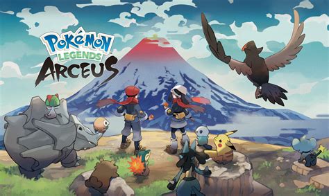 Official Cover Art Unveiled For Pokémon Legends Arceus Featuring Mount Coronet Towering Over