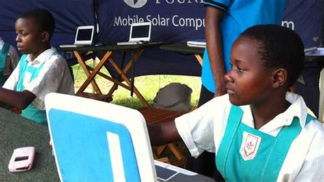 Sunshine Powers Ugandas School Computers Bbc News