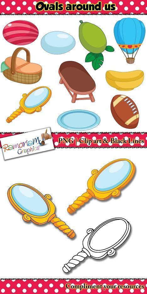 Shapes 2d 3d Oval Clip Art In Real Life Perfect For