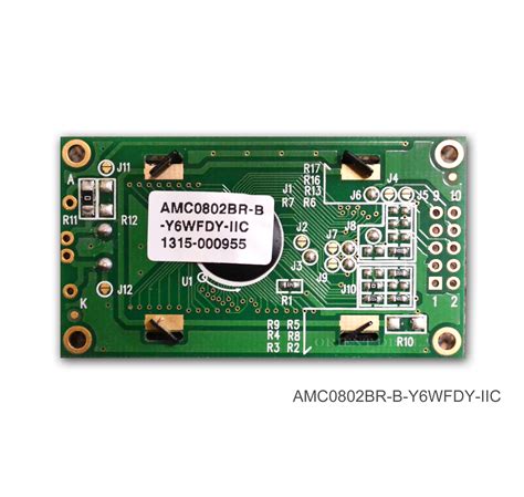 Amc2004ar B B6wtdw I2c 20x4 Character Lcd Module I2c Interface