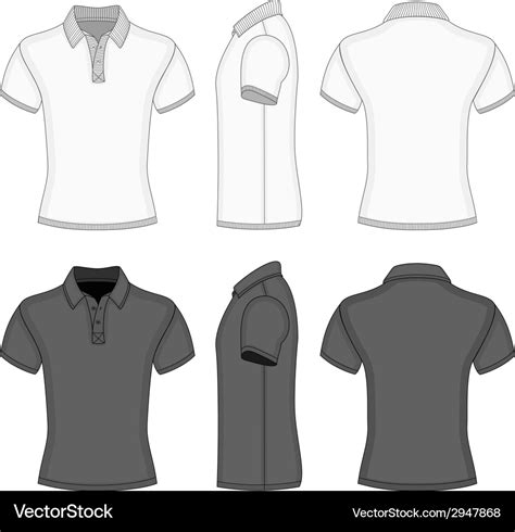 Polo Shirt Templatet Shirt Polo Templates Uniform Front And Back