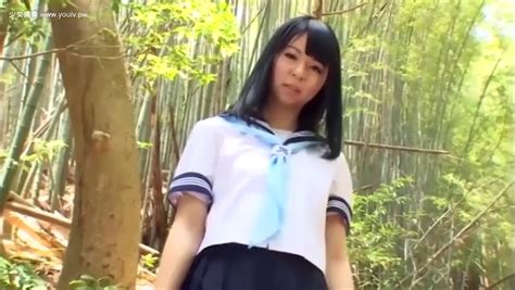 Rina Kawakami White Cotton Panties Forest Strip Movie From XXXDan Video Site