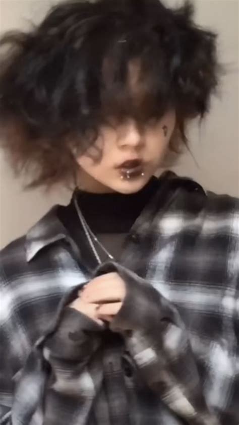 Vomitboyx On Tiktok And Insta In 2021 Emo Boy Hair Goth Hair