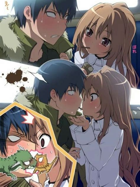 Taiga Ry Ji Love Moment Toradora Romantic Anime Awesome Anime