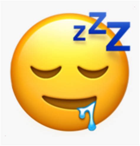 Zzz Emoji Png Sleeping Drooling Emoji Transparent Png Kindpng