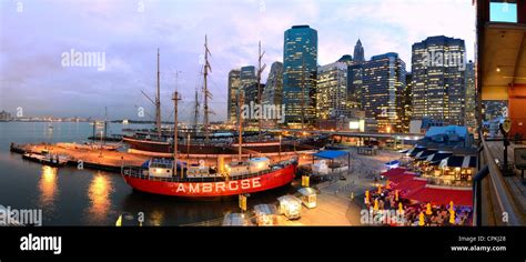 South Street Seaport In New York City Stock Photo Alamy