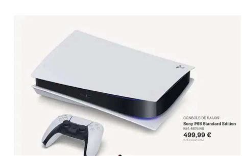 Promo Console De Salon Sony Ps5 Standard édition Chez Darty Icataloguefr