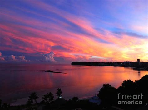 Sunrise At Tumon Bay Guam Photograph By Scott Cameron Fine Art America