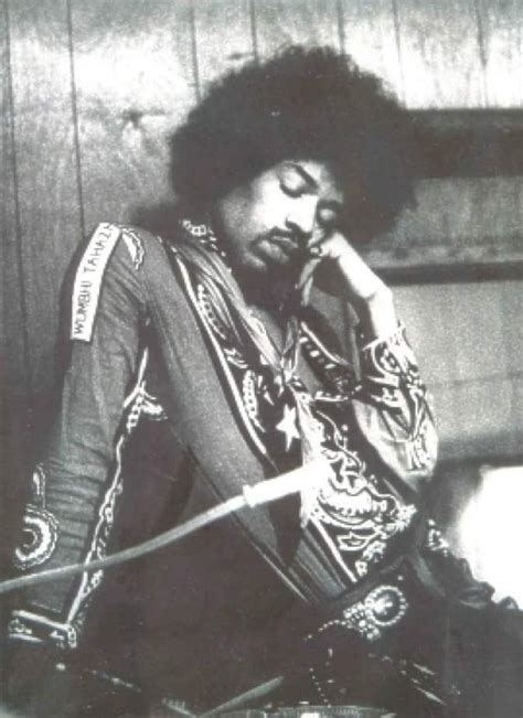 Jimi Hendrix Photographed Durning Studio Recording Sessions At Ttg