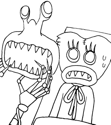 Coloriage Rainbow Friends Poppy Playtime 4 – Éducation artistique