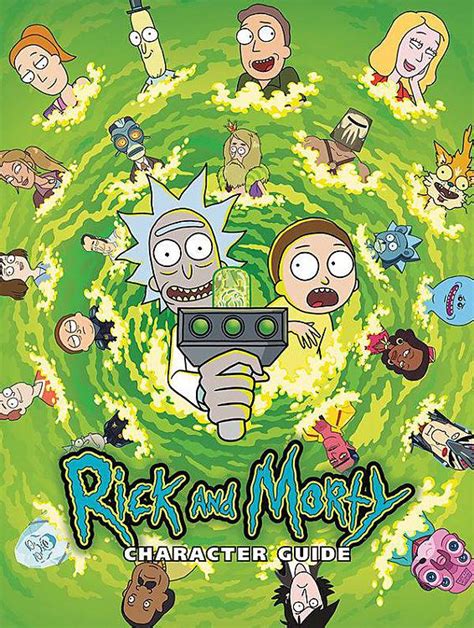 Buy Novel Rick And Morty Character Guide Hardcover
