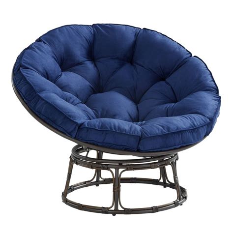 Better Homes & Gardens Papasan Chair with Fabric Cushion, Pumice Gray