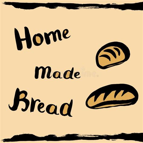 Homemade Bread Stock Vector Illustration Of Manually 70723386