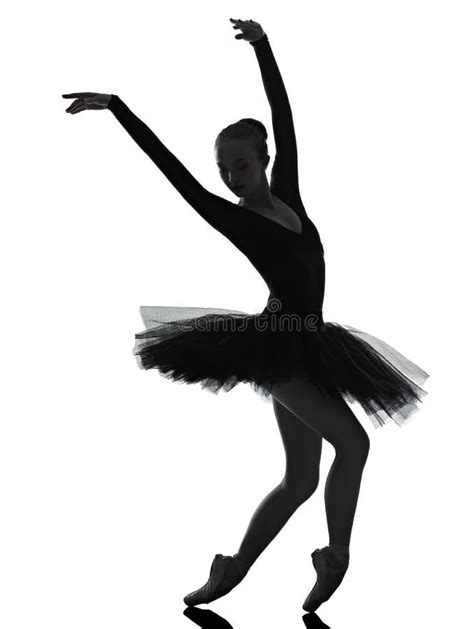 3151 Woman Ballerina Ballet Dancer Dancing Silhouette Stock Photos