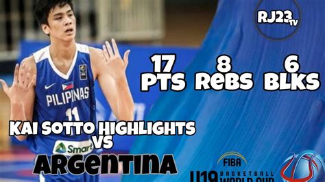 Fiba organises the most famous and prestigious international basketball competitions including the fiba basketball world cup, the fiba world championship for women and the fiba 3x3 world tour. Kai Sotto Highlights vs Argentina // FIBA U-19 World Cup ...