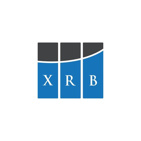 Xrb Letter Logo Design On White Background Xrb Creative Initials