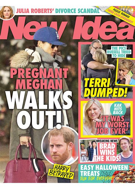 Shock Claim Meghan Markle Walks Out On Prince Harry New Idea Magazine