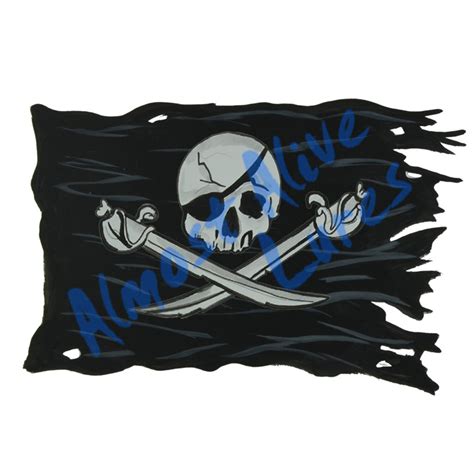 Tattered Pirate Flag Tattoo