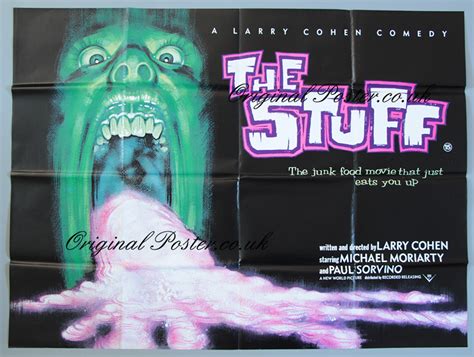 The Stuff Original Vintage Film Poster Original Poster Vintage Film