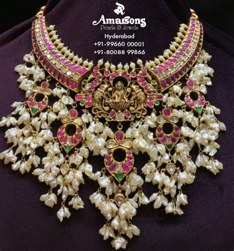 Kundan Guttapusalu Necklace Indian Jewellery Designs