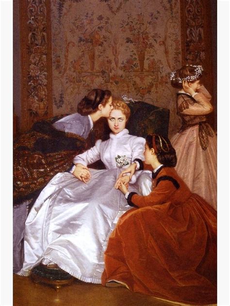 The Hesitant Fiancée By Auguste Toulmouche Metal Print By Ethereal