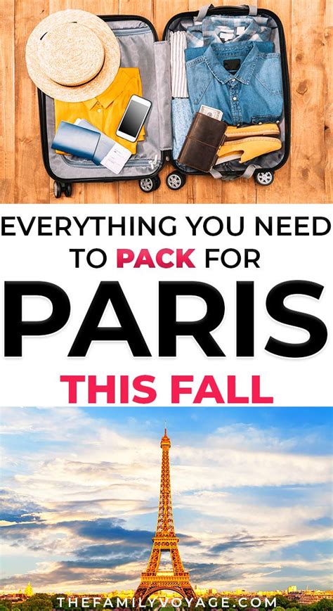 Your Ultimate Paris Packing List For October