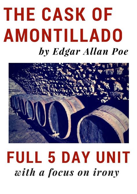 Check spelling or type a new query. Five day irony unit for "The Cask of Amontillado." Easy and fun! #teacherspayteachers #le ...