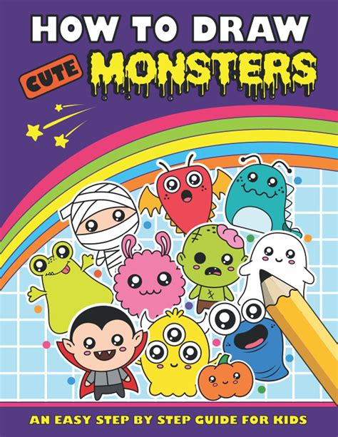 Buy How To Draw Cute Monsters Easy And Simple Step By Step Drawing