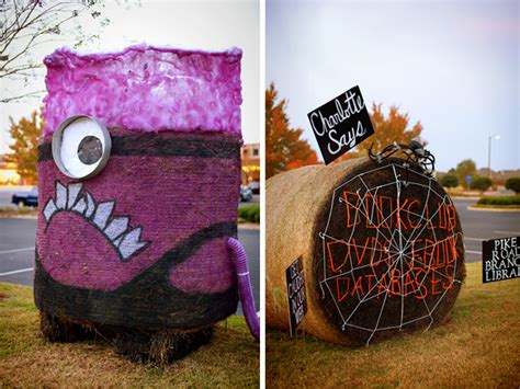 Hay Bale Decorating Construction Haven Home Business