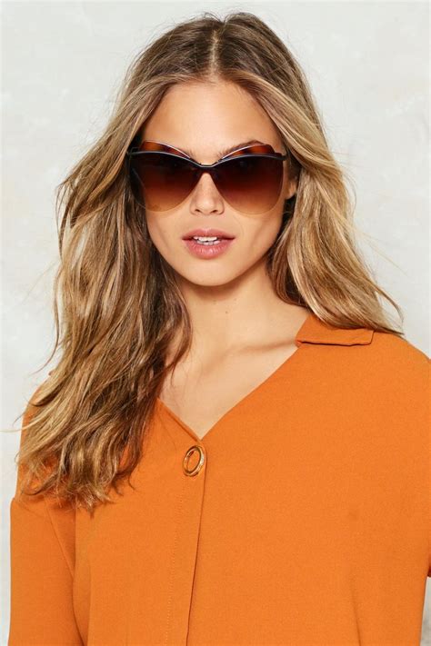 Over The Top Aviator Shades Nasty Gal